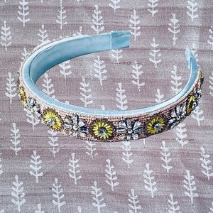 Anthropologie Llani Sunburst Gem Headband